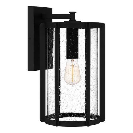 Quoizel Hazel 1-Light Earth Black Outdoor Wall Lantern HAZ8409EK